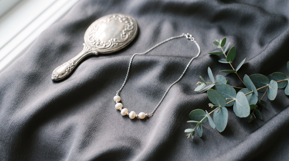 nunta de argint 25 ani casatorie cadou bijuterii perle naturale aur 14K - Royal Pearls