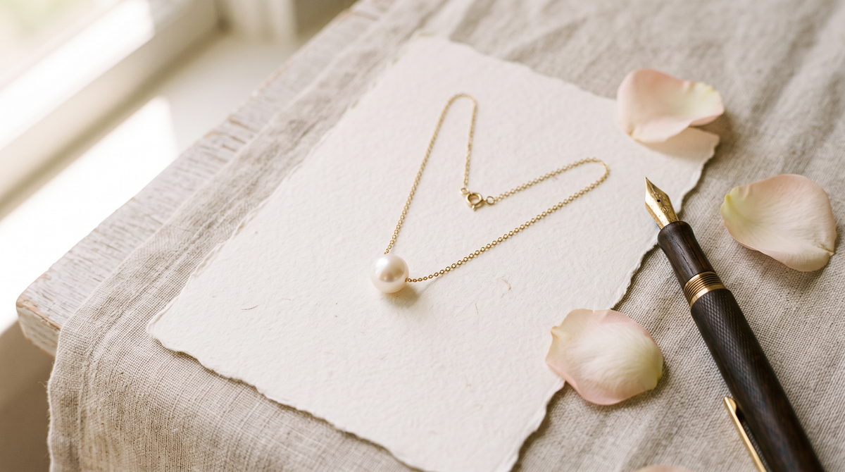 nunta de hartie 1 an casatorie cadou aniversare bijuterii perle naturale - Royal Pearls