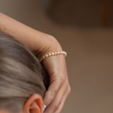 Brățară cu perle de cultură roz 5–5,5 mm din aur 14K Rosalia