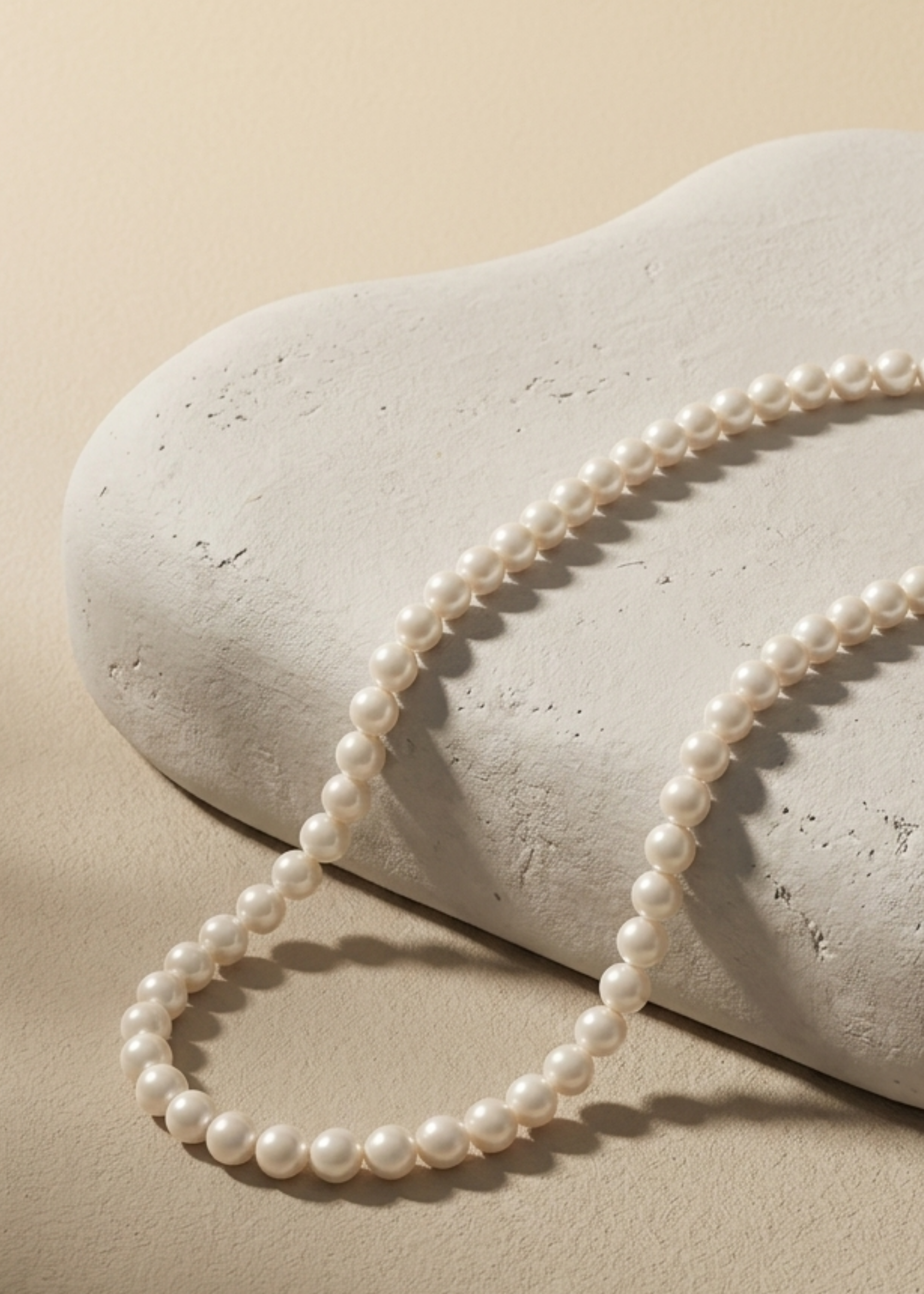Colier Aur 14K cu Perle Naturale Albe 6-7mm — Ivory Line - colier perle naturale aur 14K - Royal Pearls