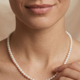 Set Perle Naturale Albe Aur 14K – Perle Rotunde Mici