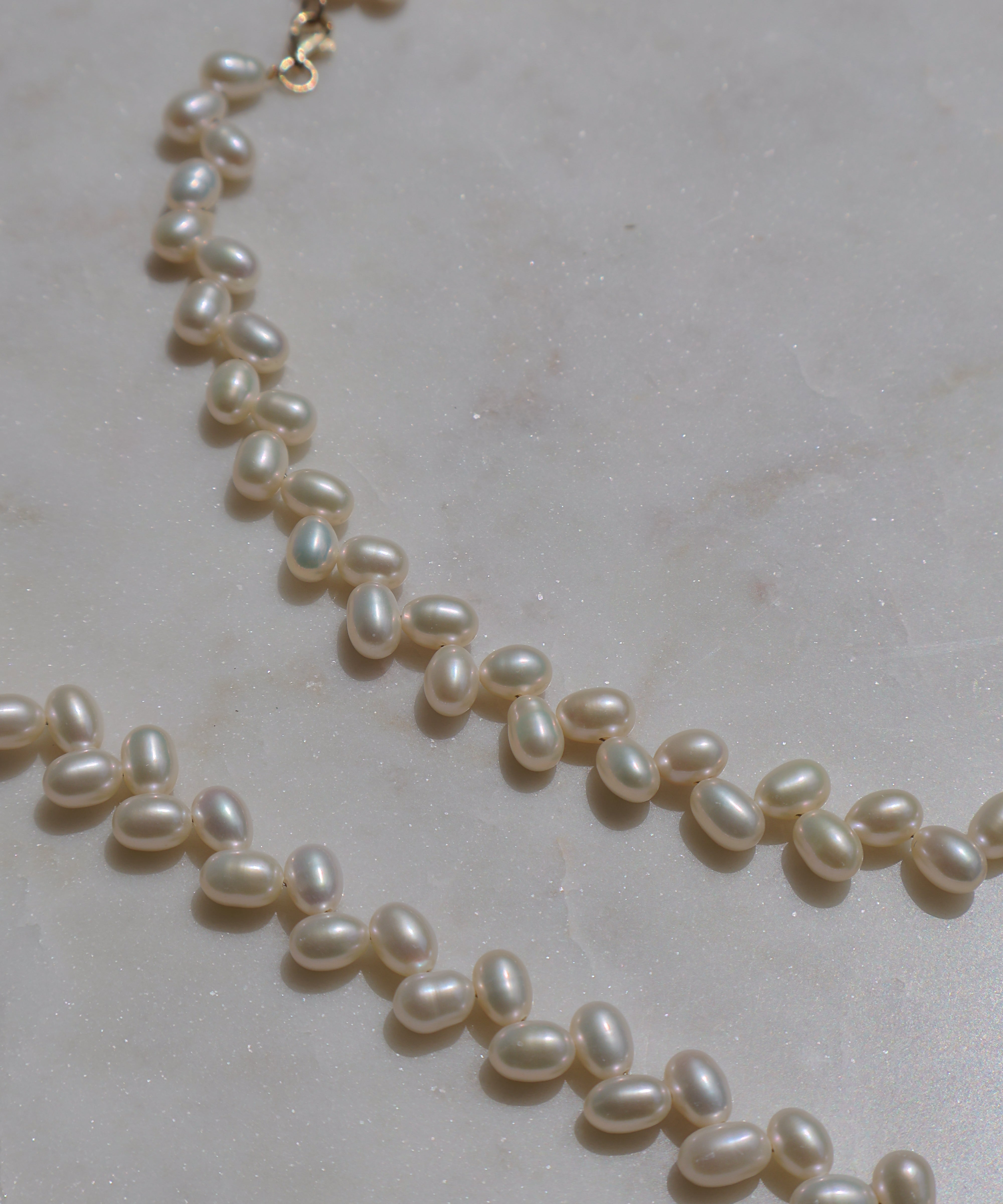 Set Eternal cu Perle Naturale de Cultură Albe AAA și Aur 14K – Colier și Brățară Handmade