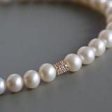 Brățară cu perle de cultură albe 5–5,5 mm din aur 14K Ivory Spark