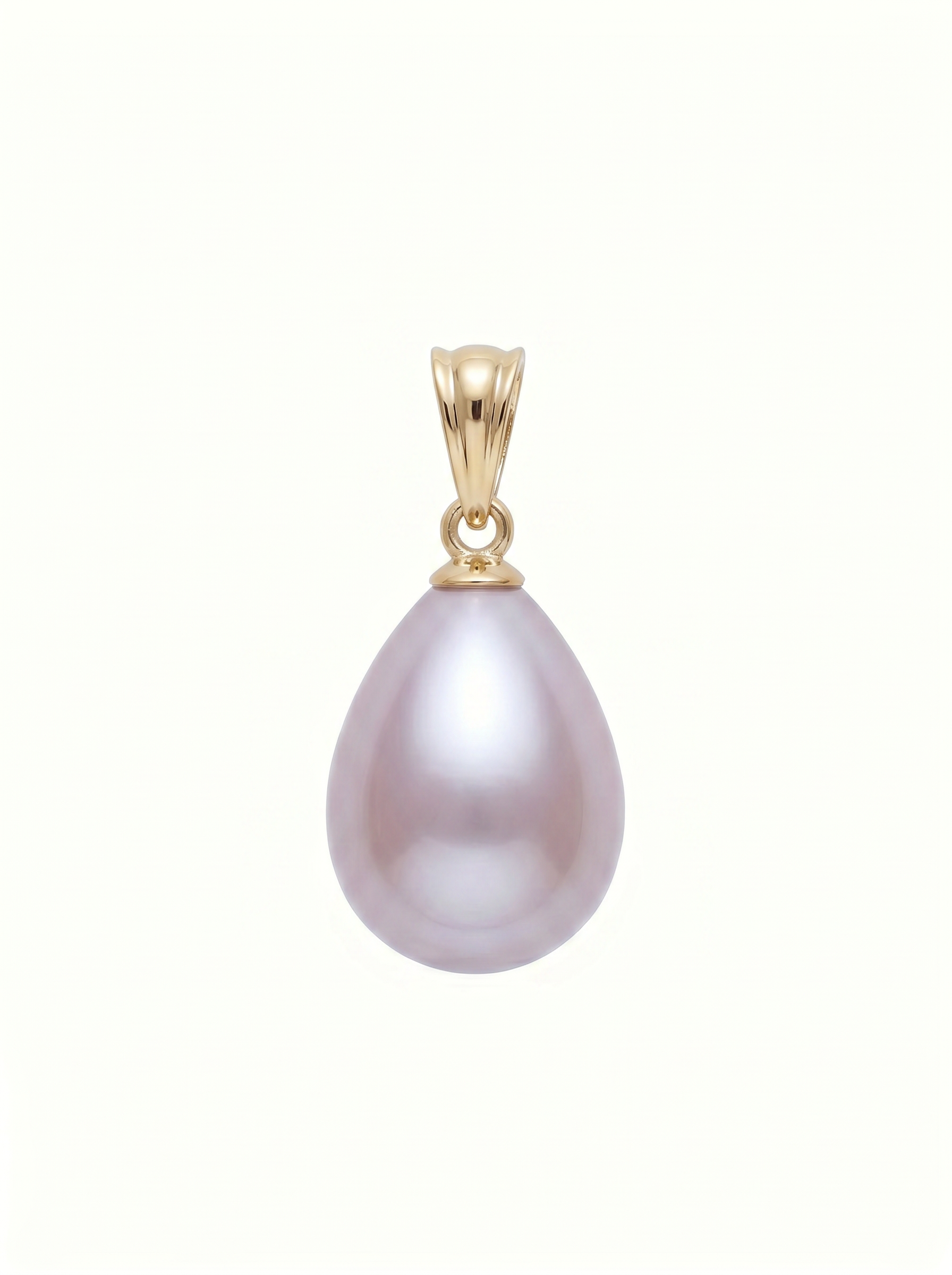 Pandantiv Aur 14K cu Perlă Naturală Mov Lacrimă 8-9mm — Nova - pandantiv perla naturala aur 14K - Royal Pearls