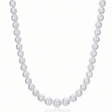 Colier cu perle de cultura albe 6-7 mm din aur 14K Ivory Line
