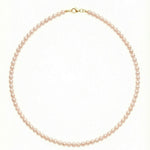 Colier Blush Line cu perle de cultură roz și închizătoare din aur galben 14K