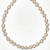 Brățară cu perle naturale de cultură roz 5–5,5 mm și aur 14K galben