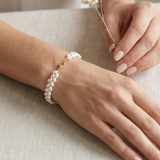 Bratara Aur Perle Naturale de Cultura Albe AAA - Eternal
