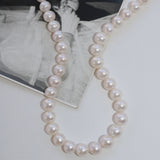 Colier cu perle de cultura mari champagne 8-9 mm din aur 14K - Héritage