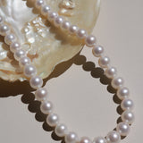 Colier cu perle de cultura mari champagne 8-9 mm din aur 14K - Héritage