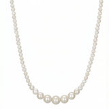 Colier cu perle de cultura albe si aur 14K - Pearl Glow