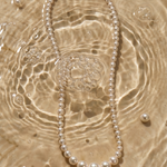 colier perle naturale albe gradate aur 14k lifestyle - pearl glow - royal pearls