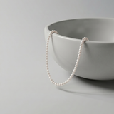 colier perle naturale albe 3mm AAA aur 14k unghi - petite pearl - royal pearls