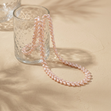 Colier Aur 14K cu Perle Naturale Roz Ovale — Serenity