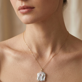 colier perle keshi naturale aur 14k detaliu - marina - royal pearls