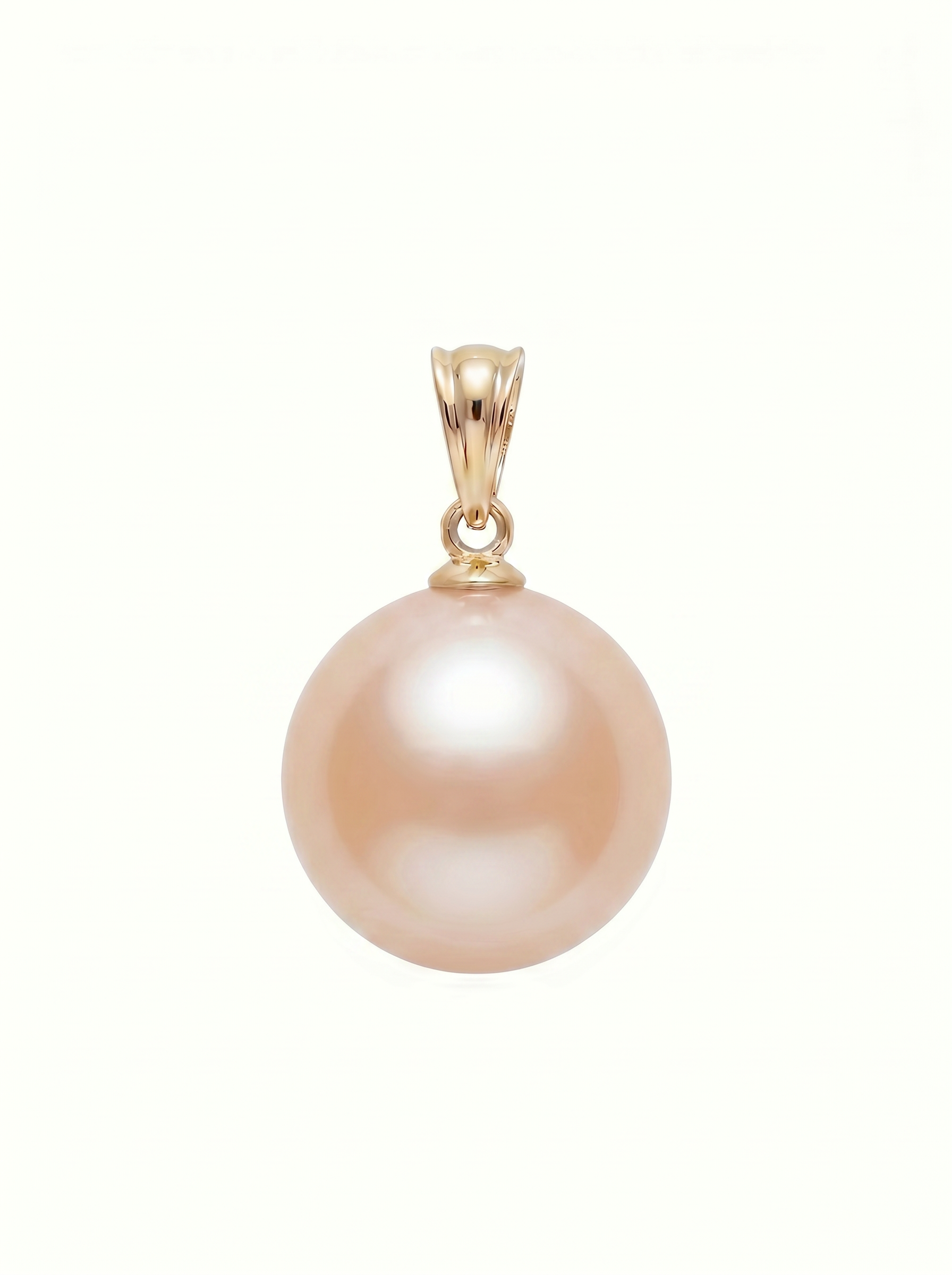 Pandantiv Aur 14K cu Perlă Naturală Roz 7-8mm — Elysia - pandantiv perla naturala aur 14K - Royal Pearls