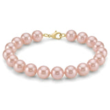 Brățară cu perle de cultură roz 5–6 mm din aur 14K Rosalia